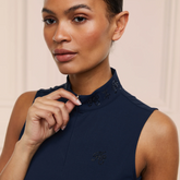 Holland Cooper Ladies Crystal Sleeveless Base Layer in Ink Navy